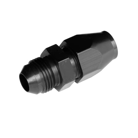 -06 AN MALE TO 5/16IN TUBE ADAPTER-BLACK